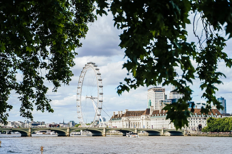 South Bank, London, illustrating online clinical psychology appointments for London clients.