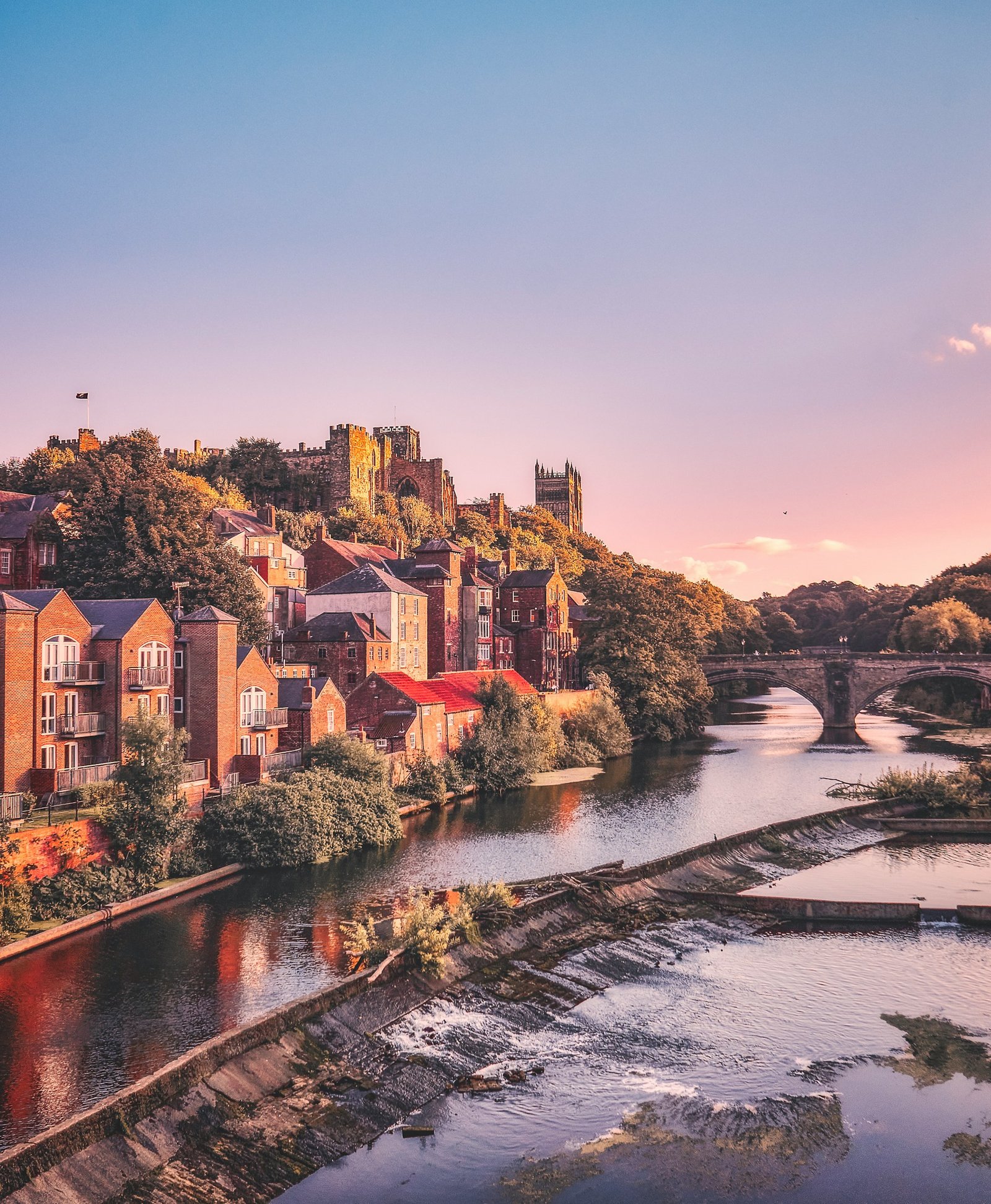 View of Durham City, County Durham, near our DH7 clinical psychology clinic